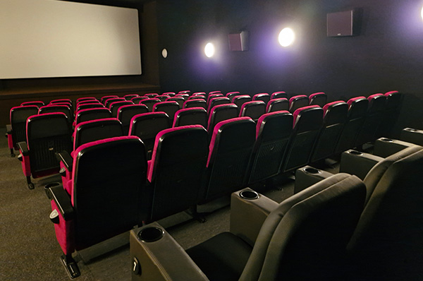 Der neu gestaltete Saal 3 der Kinostar Filmwelt Mosbach