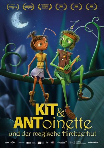 Poster Kit & Antoinette und der magische Himbeerhut